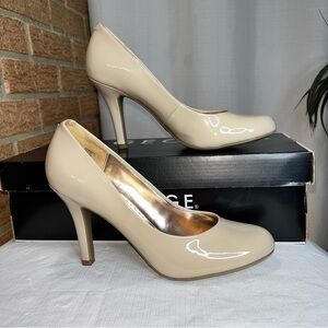 GEORGE nude faux patent leather pumps - NWT size 7.5